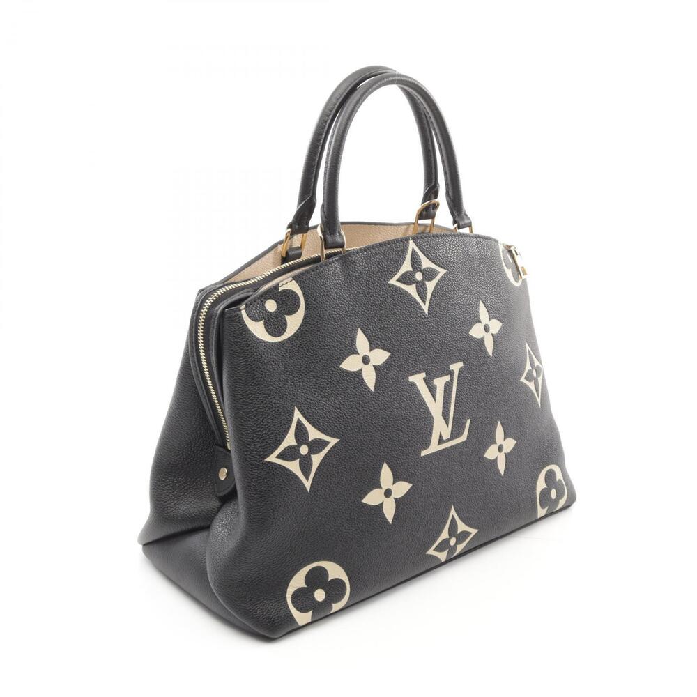 Louis Vuitton Empreinte Grand Black Beige Two Palais tone Handbag